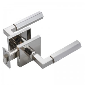 S7136 einzigartiger Sechseck -Form -Design -Türhebel Griff Griff Hochleistungshebel Set